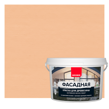 картинка NEOMID Фасадная краска для древесины  от магазина Огнекор